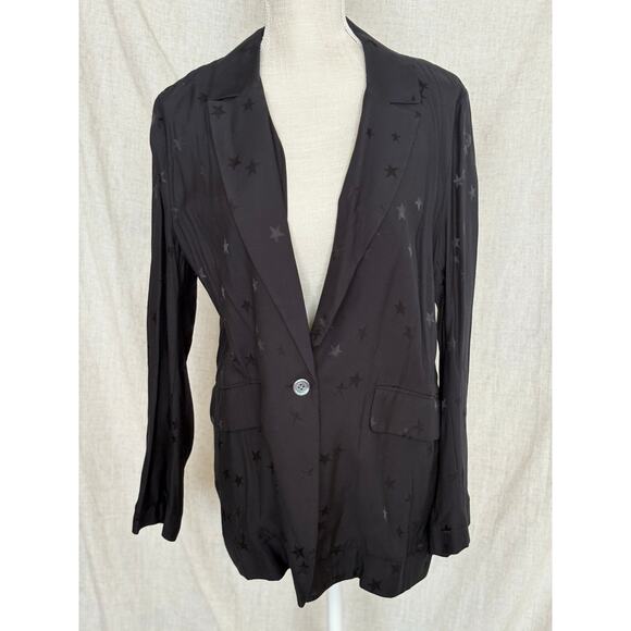 Equipment x Tabitha Simmons Hampton Star Print Pattern Blazer Jacket Size 6 - Picture 2 of 8